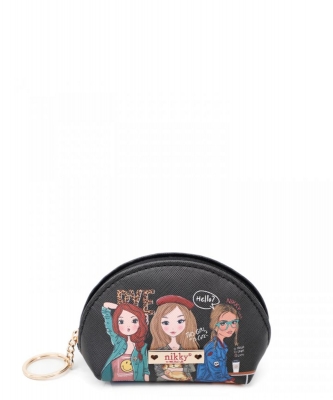 Nikky Half Moon Coin Purse Keychain NK21007 GIRLS